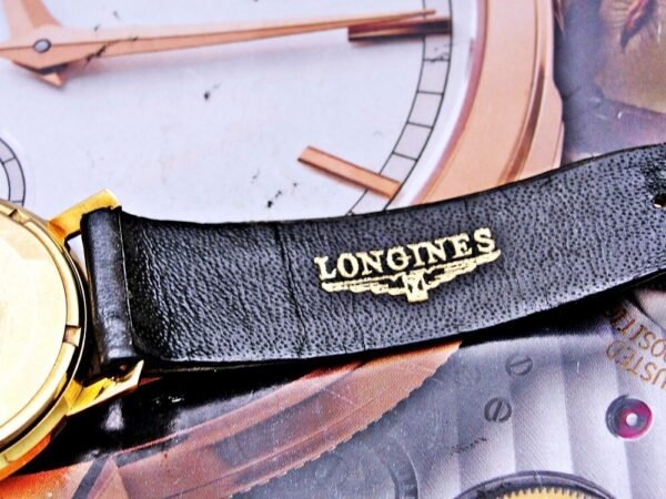 Beautiful 18k gold Longines Flagship automatic watch from the 1960s with box - Image 14