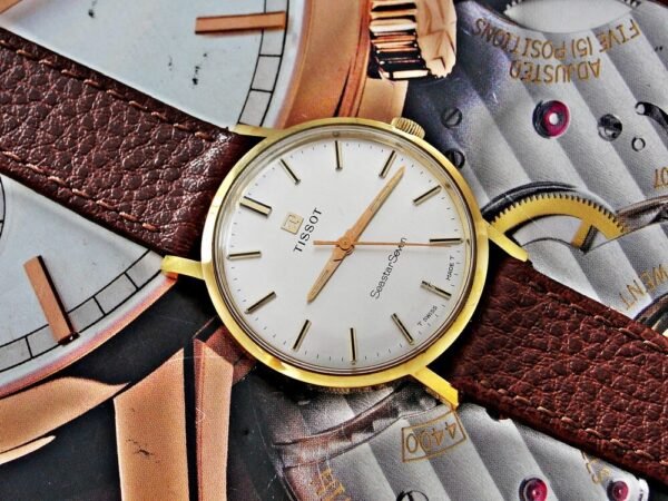 Beautiful Tissot Seastar Seven mechanical watch from the 1960s - Image 3