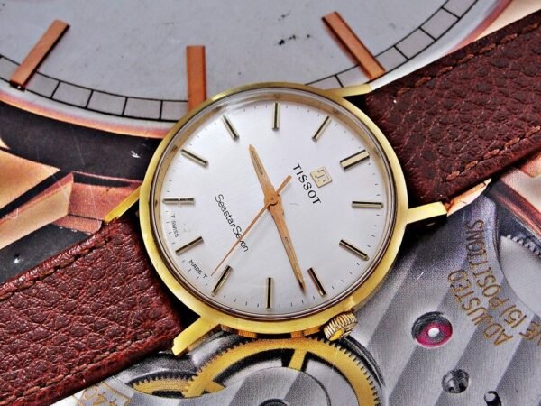 Beautiful Tissot Seastar Seven mechanical watch from the 1960s - Image 5
