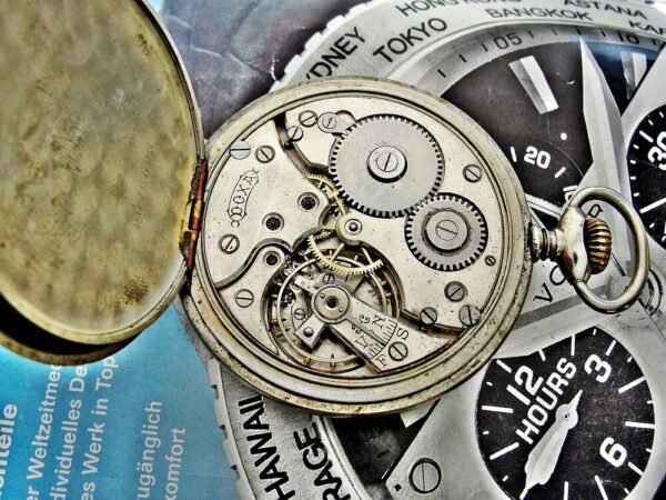 Nice Doxa pocket watch with porcelain dial from the 1920s. - Image 11