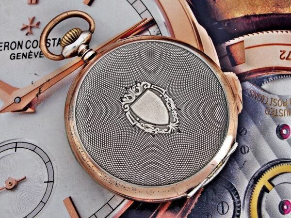 Rare silver Phenix pocket watch with porcelain dial from the 1920s - Image 13