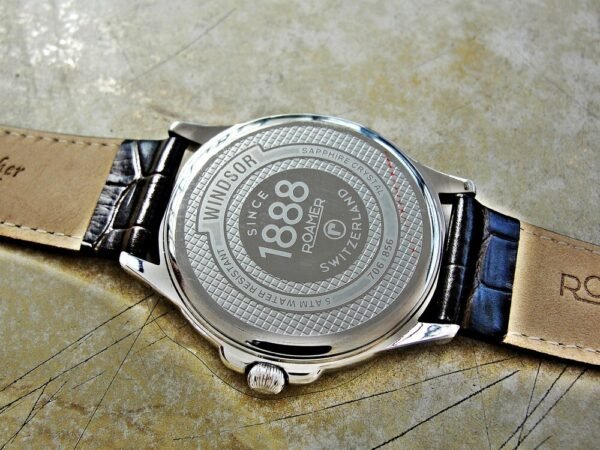 Two Swiss Roamer watches with box and paper. - Image 12