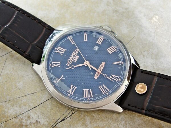 Two Swiss Roamer watches with box and paper. - Image 10