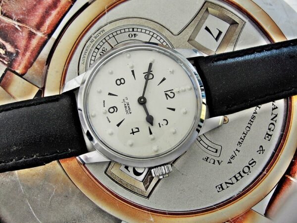 Beautiful Swiss Cortebert blind watch from the 1960s - Image 16