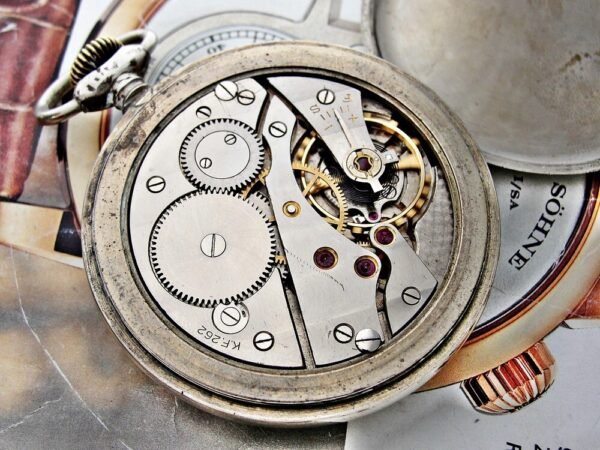 Rare Grana A.Lünser Berlin WWII Military Wehrmacht German Army Pocket Watch - Image 14