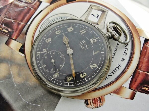 Rare Grana A.Lünser Berlin WWII Military Wehrmacht German Army Pocket Watch - Image 18