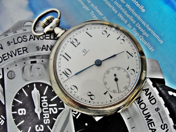 Omega pocket watch from the early 1900s. - Image 3