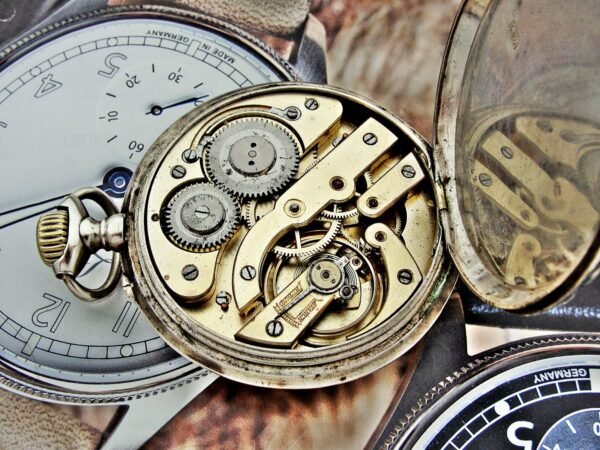 Rare large Swiss railway silver pocket watch from the late 1800s - Image 17