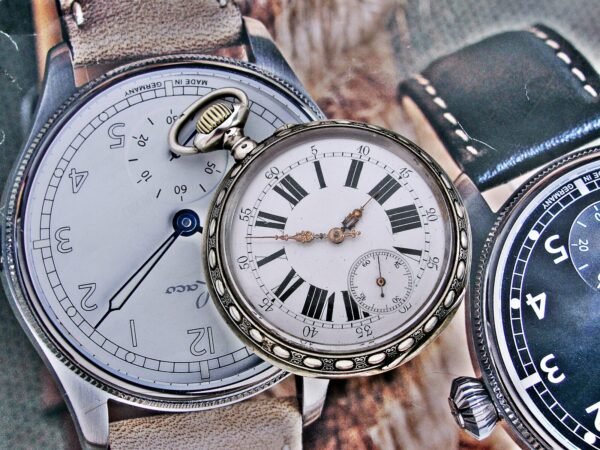 Rare large Swiss railway silver pocket watch from the late 1800s - Image 20