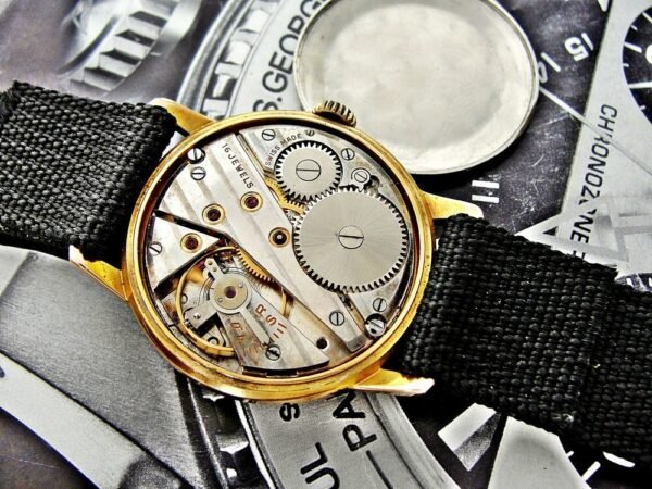 Beautiful Revista Swisse watch from the 1950s with AS 1130 Wehrmachtswerk moveme - Image 13