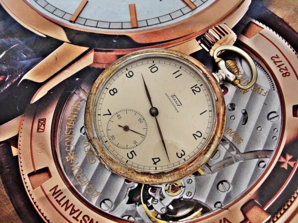 Nice silver Tissot pocket watch from the early 1900s. - Image 4