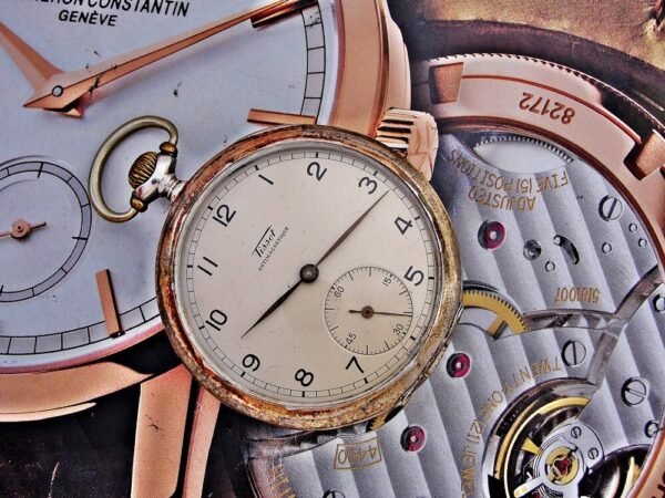 Nice silver Tissot pocket watch from the early 1900s.