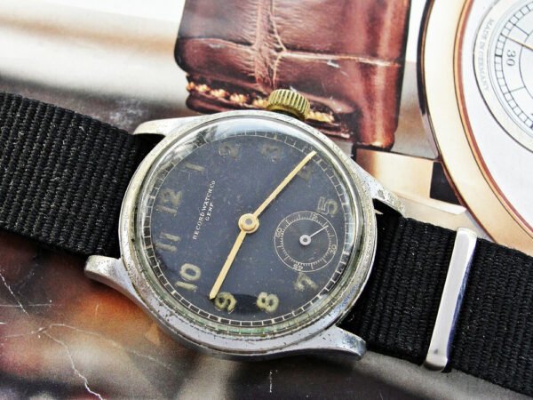 Second World War military Record Geneve DH (Wehrmacht) watch from the 1940s. - Image 8